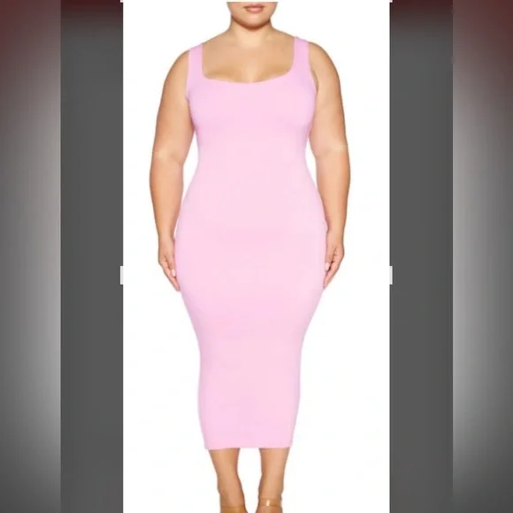 pink mermaid midi dress Off-Shoulder Ruched Bodycon Mermaid Midi Dress